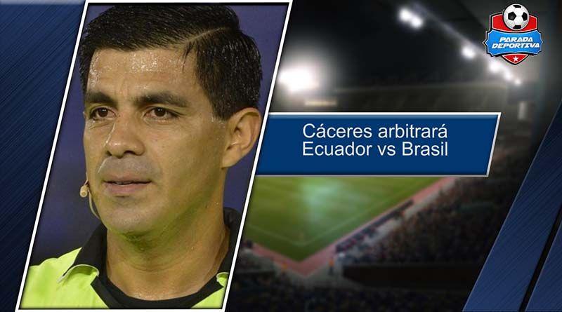 Árbitros para duelos de Ecuador en eliminatoria