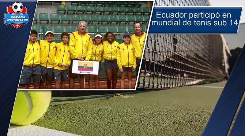 Ecuador participó en mundial de tenis sub 14