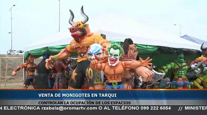 Imagen de la noticia: Manabí: Ventas de monigotes en Tarqui