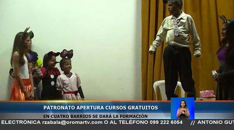 Manabí: Patronato de Manta apertura cursos gratuitos