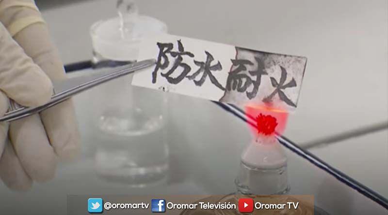 Imagen de la noticia: Crean primer papel resistente al agua y fuego
