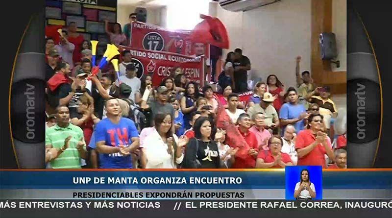 Imagen de la noticia: UNP Manta organiza conversatorio con candidatos presidenciables