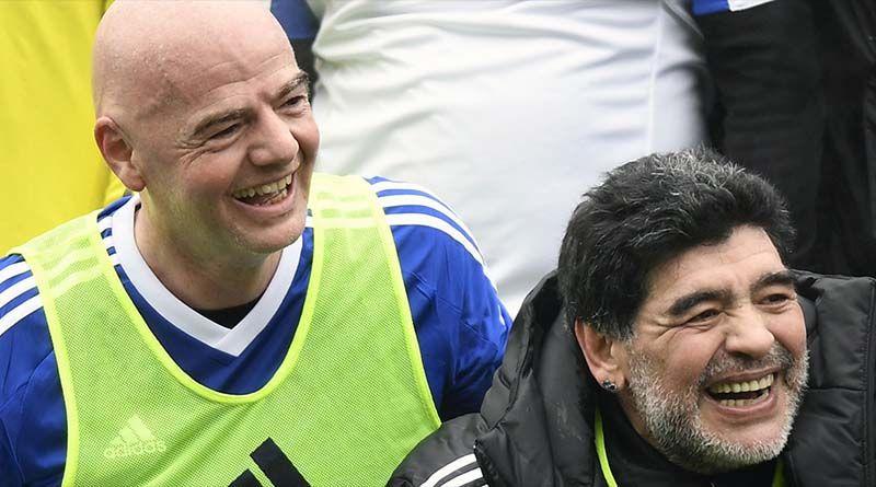 Imagen de la noticia: Maradona trabaja para la FIFA