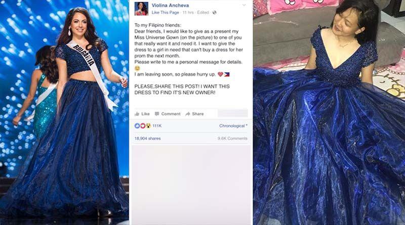 Imagen de la noticia: Miss Bulgaria cumplió el sueño de una filipina