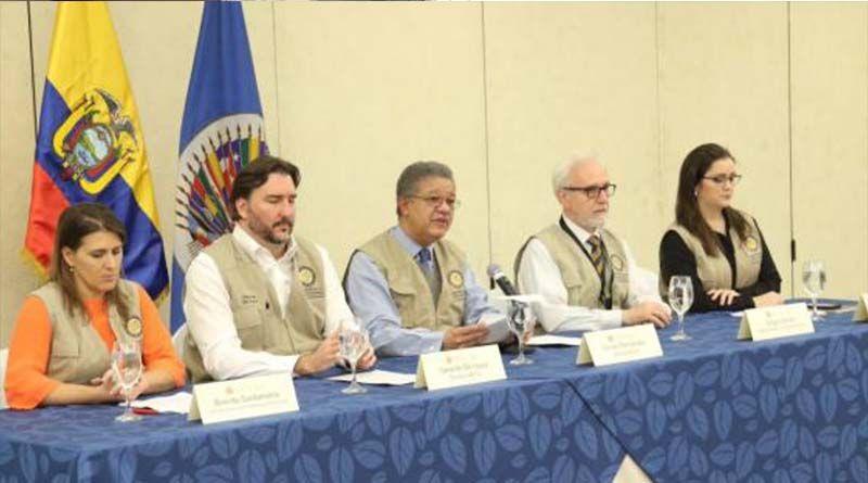 Imagen de la noticia: OEA hace recomendaciones sobre el proceso electoral