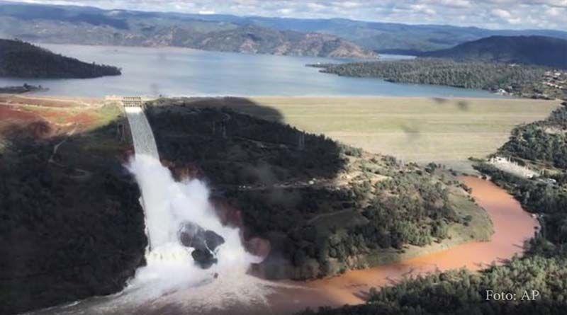 Imagen de la noticia: La represa más alta de California a punto de  derrumbarse