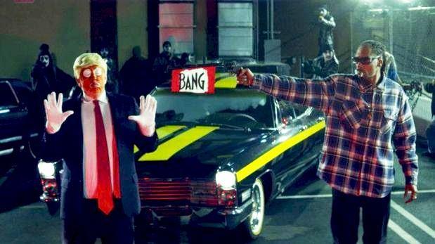 Imagen de la noticia: Donald Trump contra nuevo video de Snoop Dogg
