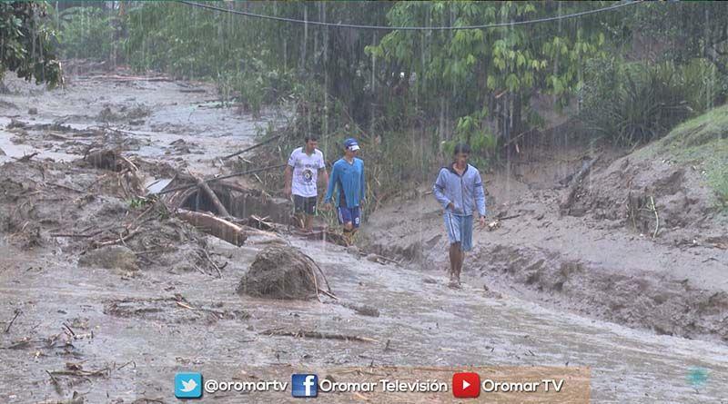 Imagen de la noticia: Parroquias rurales de Portoviejo afectadas por las lluvias