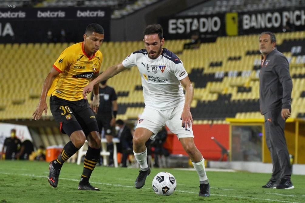 Como «gran triunfo» calificó Esteban Paz a la victoria de Liga de Quito frente a Barcelona SC.