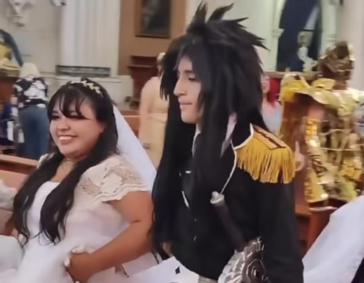 Imagen de la noticia: Boda otaku generó polémica en redes