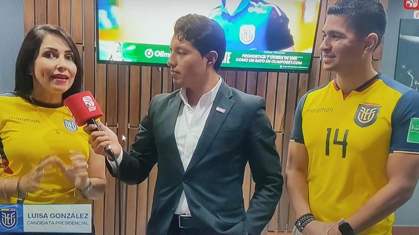 Imagen de la noticia: La FEF rechaza la aparición de Luisa González en la previa del partido entre Ecuador y Bolivia