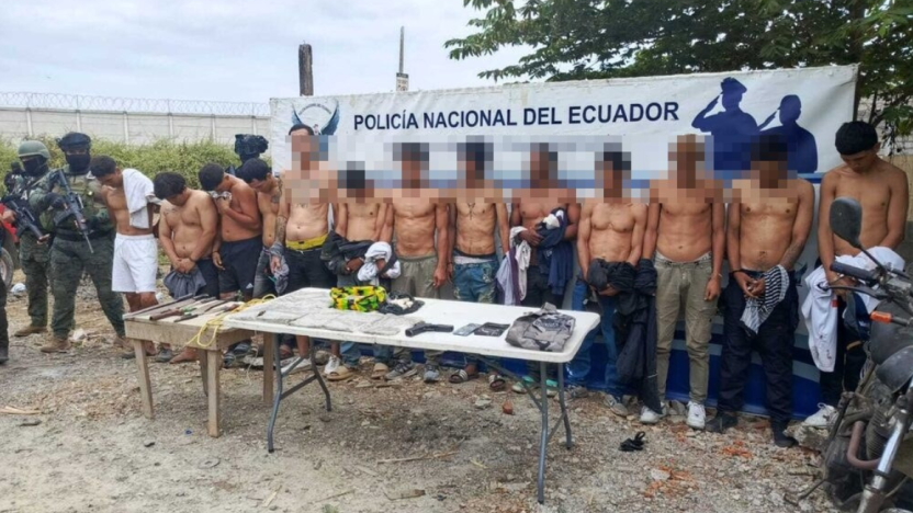 13 Chonekillers capturados en Durán: sus «Guaridas» demolidas