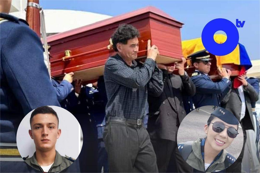 Imagen de la noticia: Último adiós a pilotos que fallecieron en accidente en Santa Elena