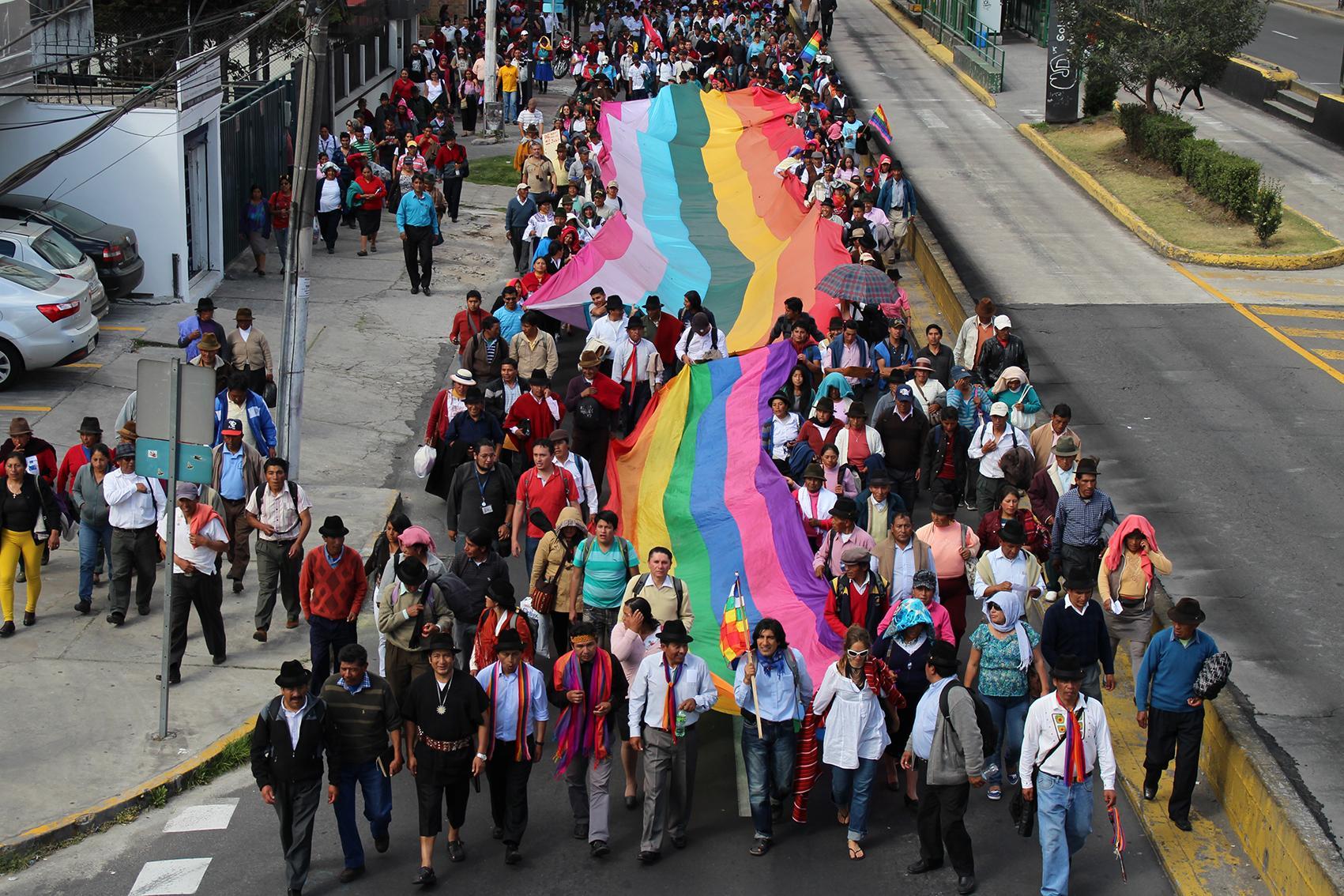Imagen de la noticia: CONAIE desafía una vez más en las calles al Gobierno de turno