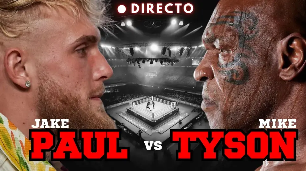 Imagen de la noticia: Golpes, Drama y Acción: Sigue el Minuto a Minuto del Combate Histórico entre Mike Tyson y Jake Paul