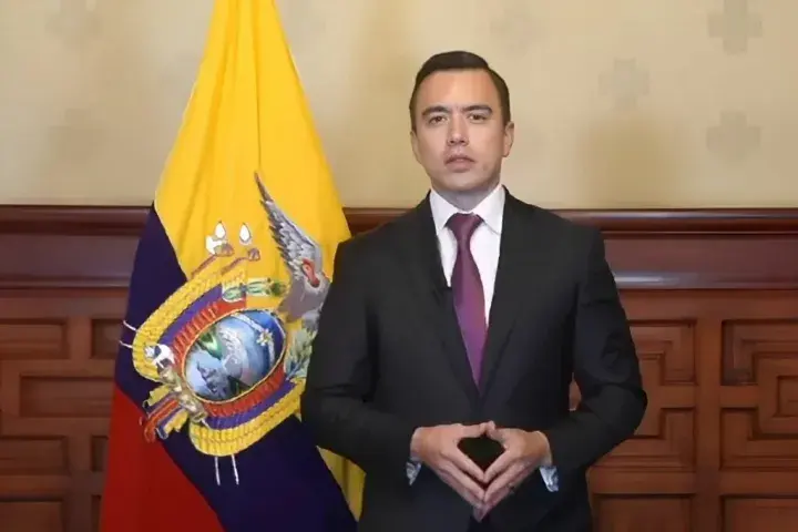 Imagen de la noticia: El presidente Daniel Noboa presenta su informe: Un año de gestión con avances en seguridad, energía y lucha contra la corrupción