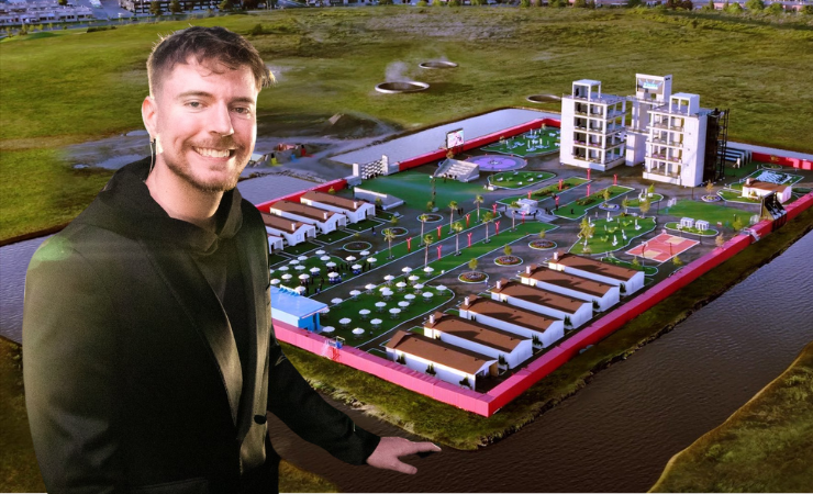 Imagen de la noticia: MrBeast construye una ciudad de 14 millones de dólares y se podrá ver en una plataforma de streaming