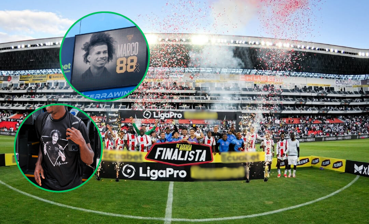 (VIDEO) Así celebró Liga su pase a la final con dedicatoria a Marco Angulo