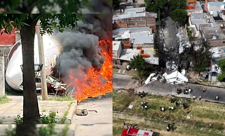 Imagen de la noticia: Videos muestran momento exacto del fatal accidente aéreo en Argentina