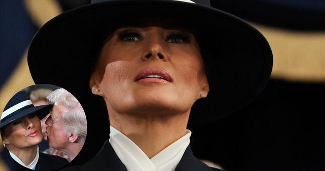 Imagen de la noticia: Melania Trump brilla en la investidura de Donald Trump