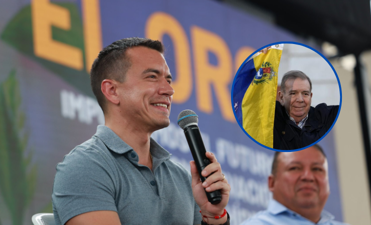 Imagen de la noticia: Daniel Noboa se reunirá el lunes con Edmundo González en Ecuador y rechaza la «dictadura de Maduro»