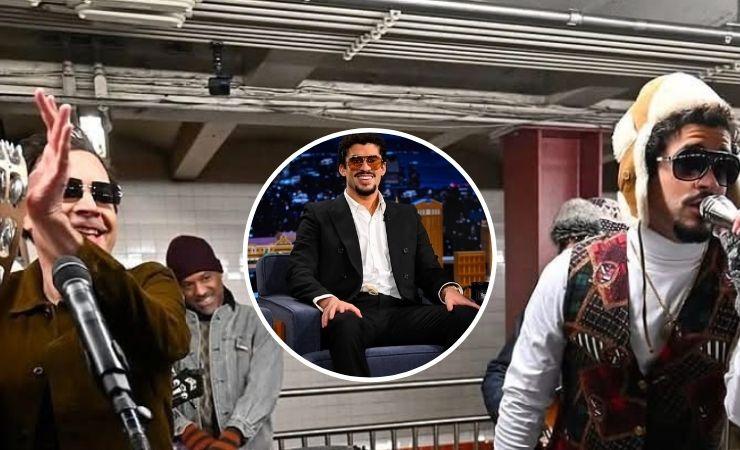 Imagen de la noticia: Bad Bunny y Jimmy Fallon sorprenden en el show y en el metro de Nueva York