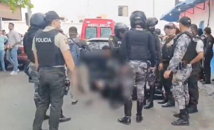 Imagen de la noticia: Tres detenidos en Manta tras persecución policial por ataque armado