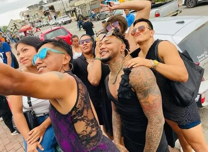 Michael Morales se disfraza de viuda en Fin de Año: Una tradición ecuatoriana que conquistó las redes sociales