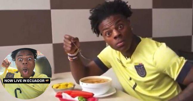 Imagen de la noticia: Influencer estadounidense vive la cultura ecuatoriana: encebollado, fútbol y tradiciones