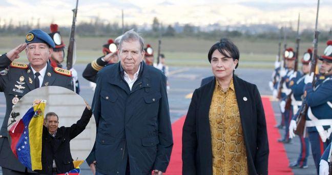 Imagen de la noticia: Edmundo González llega a Ecuador para encuentro con Daniel Noboa; es recibido con honores