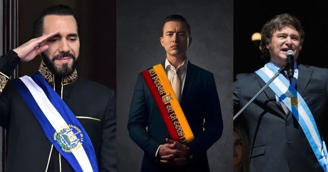 Imagen de la noticia: Los nuevos líderes de América Latina: Milei, Bukele y Noboa