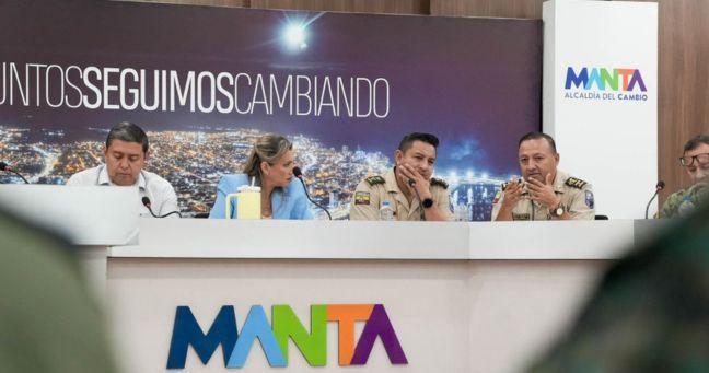 Imagen de la noticia: Consejo de Seguridad de Manta pide intensificar controles y aplicar tecnología para combatir la inseguridad