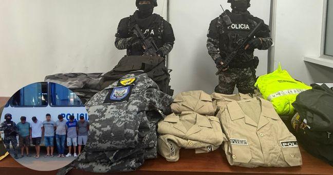 Capturan grupo armado en Montecristi, Manabí: 12 detenidos con equipo policial y militar