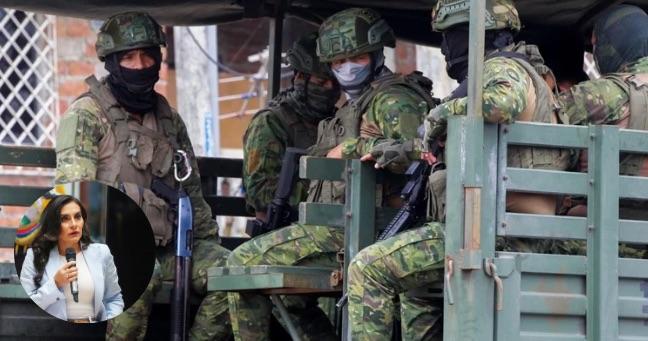 Imagen de la noticia: Fuerzas armadas de Ecuador responden a Verónica Abad
