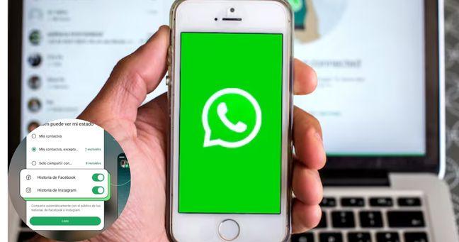 Imagen de la noticia: WhatsApp ahora permite compartir estados en Facebook e Instagram