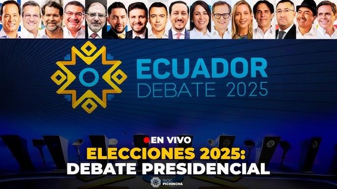 Imagen de la noticia: ¡Arranca el debate presidencial Ecuador 2025!