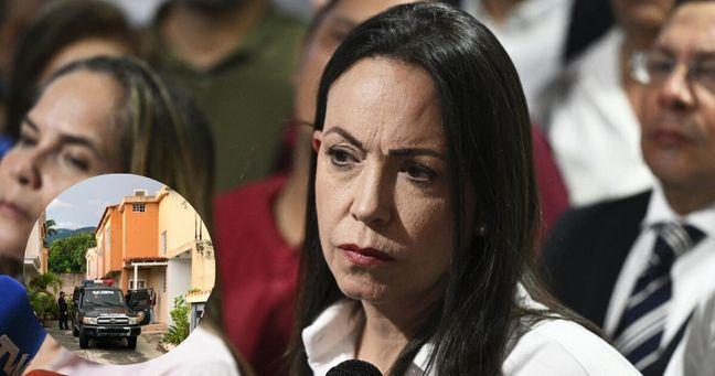Imagen de la noticia: Tensión en Venezuela: María Corina Machado denuncia intento de allanamiento
