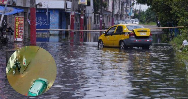 Imagen de la noticia: Fuertes lluvias en Quito: Inundaciones afectan calles y generan alerta climática