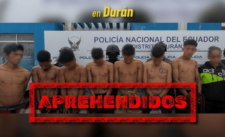 Imagen de la noticia: Caen nueve delincuentes de alta peligrosidad en operativo ‘Tormenta 19’ en Durán