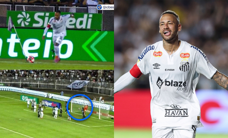 Imagen de la noticia: (VIDEO) El asombroso gol olímpico de Neymar que hasta sus rivales terminaron aplaudiendo