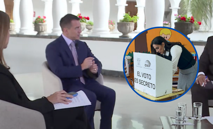 Imagen de la noticia: Daniel Noboa sobre su relación con Verónica Abad: «Pregúntale a ella por qué no mostró la papeleta ni reveló por quién votó como presidente»