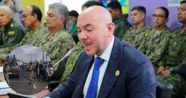 Imagen de la noticia: Ecuador en «estado de guerra»: ministro de Defensa reacciona tras asesinato de alto mando militar