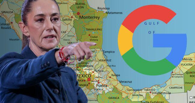 Imagen de la noticia: Sheinbaum amenaza con demandar a Google por cambiar el nombre del Golfo de México