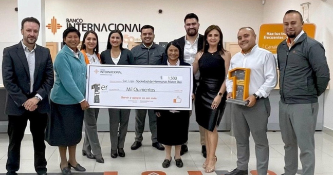 Imagen de la noticia: Banco Internacional apoya a la comunidad gracias a su excelencia en el servicio