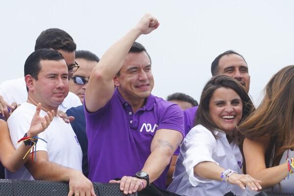 Imagen de la noticia: Daniel Noboa lidera con el 47,02% en resultados preliminares del CNE