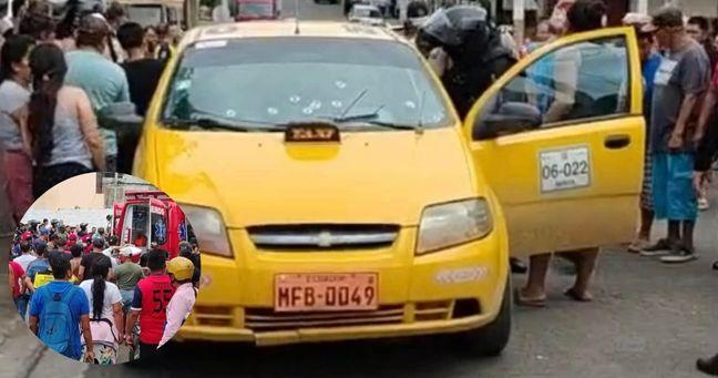 Imagen de la noticia: Otro taxista baleado en Manta, Manabí: Dos personas fueron atacadas a tiros