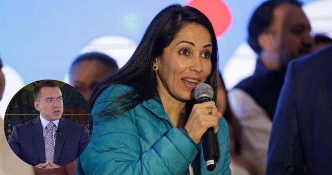 Imagen de la noticia: Luisa González responde a Noboa y rechaza acusaciones de vínculos con narcos
