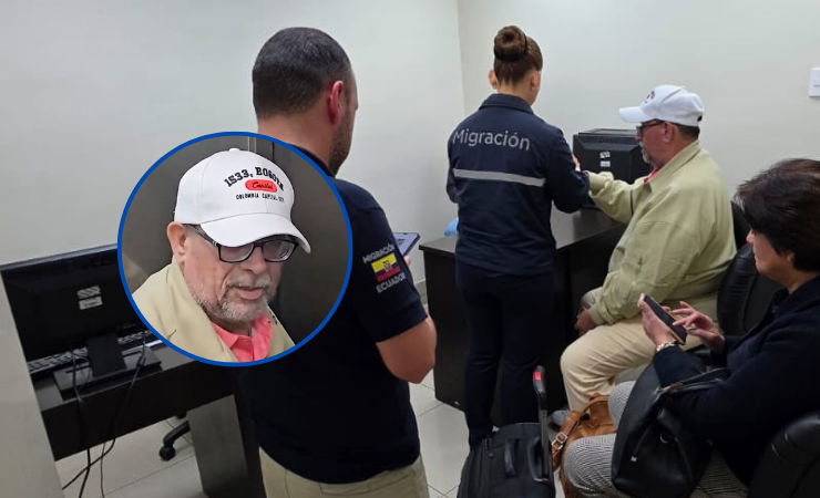Imagen de la noticia: Las primeras imágenes de Eduardo Franco Loor en el aeropuerto de Guayaquil