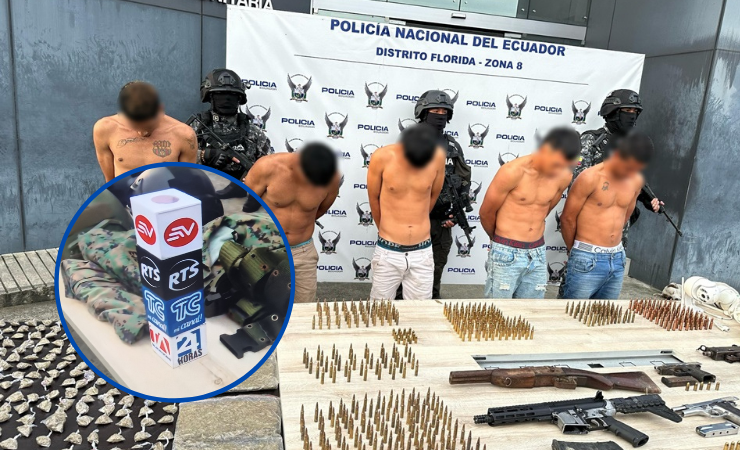 Imagen de la noticia: Detienen a 22 personas en Guayaquil por fingir operativos, se hacían pasar por militares y periodistas