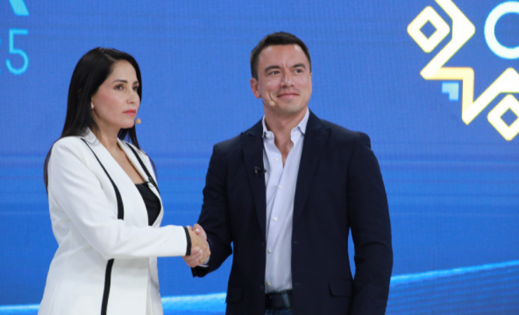 Imagen de la noticia: Lo más tenso del debate presidencial 2025 entre Noboa y González